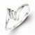 Sterling Silver Diamond Ring