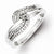 Sterling Silver Diamond Ring