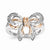 Sterling Silver & 14k Gold Diamond Fashion Ring