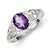 Sterling Silver Amethyst Ring