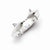 Sterling Silver Polished Dolphin Toe Ring