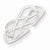 Sterling Silver Solid Toe Ring