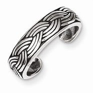 Sterling Silver Antiqued Toe Ring