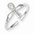 Sterling Silver Ankh, Jewelry Ring