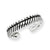 Sterling Silver Etched Toe Ring