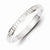 Sterling Silver 2mm Diamond-cut Wedding Band