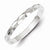 Sterling Silver 2mm Diamond-cut Wedding Band
