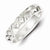 Sterling Silver 4mm Diamond-cut Wedding Band
