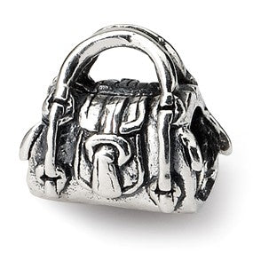 Sterling Silver Kids Handbag Bead Charm hide-image