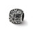 Floral Charm Bead in Sterling Silver