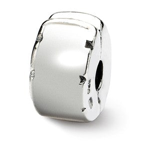 Sterling Silver Hinged Clip Bead Charm hide-image