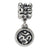 Sterling Silver Om Symbol Dangle Bead Charm hide-image