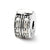Hinged Dotted Clip Charm Bead in Sterling Silver
