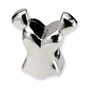 Sterling Silver Kids Tank Top Bead Charm hide-image