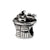 Kids Apple Basket Charm Bead in Sterling Silver