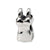 Kids Dress Charm Bead in Sterling Silver