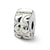 Hinged Hearts Clip Charm Bead in Sterling Silver