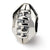Sterling Silver Football Bead Charm hide-image