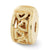 Hinged Hearts Clip Charm Bead in Gold Plated