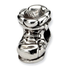 Sterling Silver Kids Shoe Bead Charm hide-image