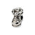 Kids Shoe Charm Bead in Sterling Silver