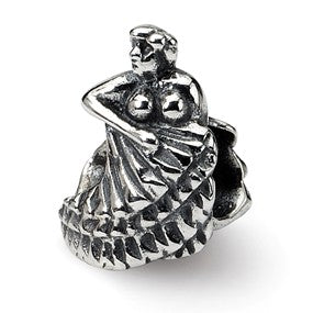 Sterling Silver Flamenco Dancer Bead Charm hide-image