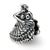 Sterling Silver Flamenco Dancer Bead Charm hide-image