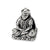 Buddha Charm Bead in Sterling Silver