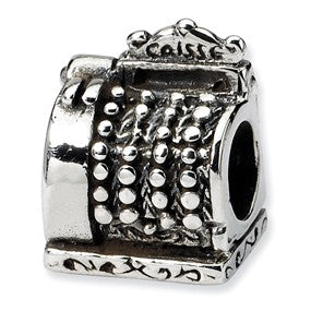 Sterling Silver Cash Register Bead Charm hide-image