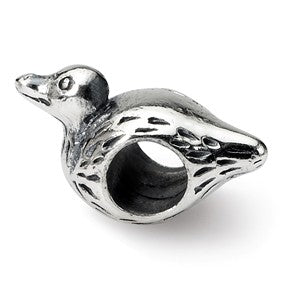 Sterling Silver Duck Bead Charm hide-image