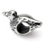 Sterling Silver Duck Bead Charm hide-image