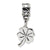 Kids 4-leaf Clover Charm Dangle Bead in Sterling Silver