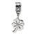 Sterling Silver Kids 4-leaf Clover Dangle Bead Charm hide-image