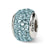 December Full Swarovski Elements Charm Bead in Sterling Silver