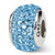 Sterling Silver March Full Swarovski Elements Bead Charm hide-image