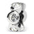 Sterling Silver April Swarovski Elements Birthstone Bead Charm hide-image