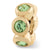 Aug Swarovski Elements Charm Bead in Gold Plated