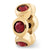 Jan Swarovski Elements Charm Bead in Gold Plated