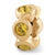 Nov Swarovski Elements Charm Bead in Gold Plated