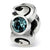Sterling Silver December Swarovski Elements Bead Charm hide-image
