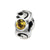 Nov Swarovski Elements Birthstone Charm Bead in Sterling Silver