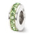 Sterling Silver August Single Row Swarovski Elements Bead Charm hide-image