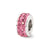 Oct Double Row Swarovski Elements Charm Bead in Sterling Silver
