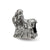 Shih Tzu Charm Bead in Sterling Silver