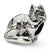 Sterling Silver Ragdoll Cat Bead Charm hide-image