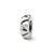 Notched Spacer Charm Bead in Sterling Silver
