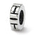 Sterling Silver Notched Spacer Bead Charm hide-image