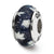 Sterling Silver Blue/White Stars Hand-blown Glass Bead Charm hide-image