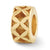 Gold Plated X Spacer Bead Charm hide-image