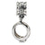 CZ Engagement Ring Charm Bead in Sterling Silver
